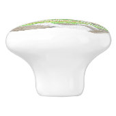 ストライプライトハウスセラミックドアノブ セラミックノブ (側面)