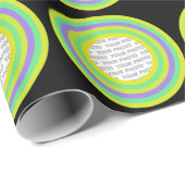 ストライプラウンドフレーム色07 +写真 ラッピングペーパー (ロールコーナー)