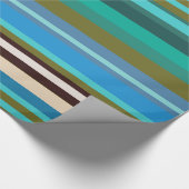 ストライプラッピング紙 ラッピングペーパー (角)