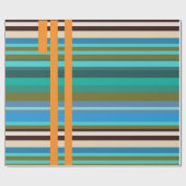 ストライプラッピング紙 ラッピングペーパー (フラット)