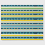 ストライプ三角形 ラッピングペーパー (フラット)