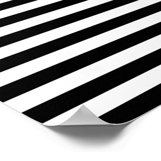 ストライプ円I ポスター (角)