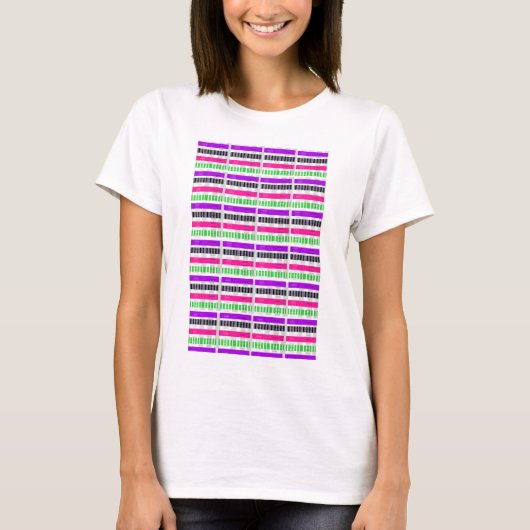 ストライプ及び点検2014年 Tシャツ (正面)