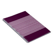 ストライプ型 モダン | カラフル ノートブック (右側)