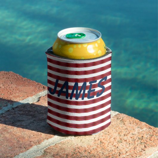 ストライプ抽象芸術クーラーボックス 缶クーラー (インサイチュ プール)