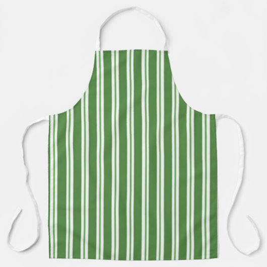 ストライプ抽象芸術 エプロン (正面)