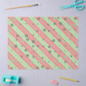 ストライプ星ティッシュペーパー 薄葉紙 (クラフト)