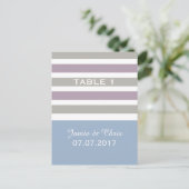 ストライプ柄のカスタムポストカード ポストカード (スタンド正面)