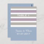 ストライプ柄のカスタムポストカード ポストカード (正面/裏面)