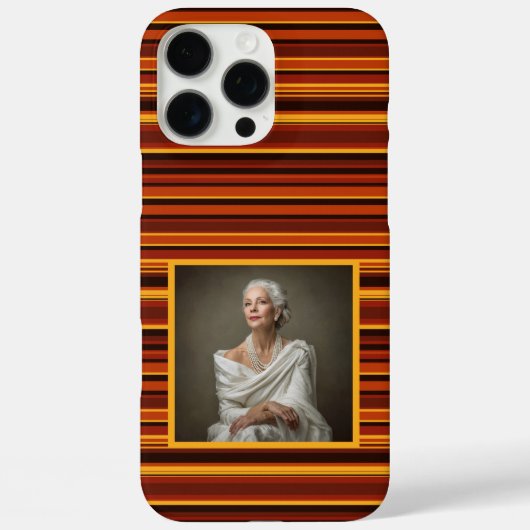 ストライプ柄の個性的な母の日ギフトアイデア Case-Mate iPhoneケース (裏面)