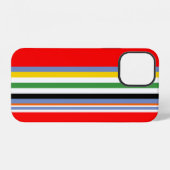 ストライプ柄 iPhoneケース (裏面横)