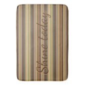 ストライプ桃あり バスマット (正面縦)