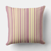 ストライプ梅淡い色のと小麦のブレンド クッション (裏面)