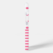 ストライプ水玉模様 – ピンクiPhone 6/6s、電話ケース Case-Mate iPhoneケース (裏面 / 左)