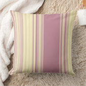 ストライプ淡い色の梅と小麦ブレンド装飾用クッション クッション (ブランケット)