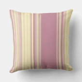 ストライプ淡い色の梅と小麦ブレンド装飾用クッション クッション (裏面)