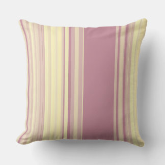 ストライプ淡い色の梅と小麦ブレンド装飾用クッション クッション