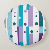 ストライプ点 ラウンドクッション (裏面)