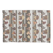 ストライプ秋の色離れ 枕カバー (正面左)