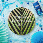 ストライプ自然 ペーパープレート (パーティー)