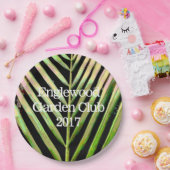 ストライプ自然 ペーパープレート (パーティー)