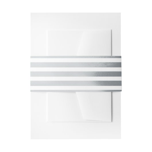 ストライプ航海の結婚式招待状 招待状ベリーバンド (正面例)