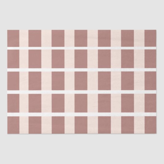 ストライプ茶色のピンクストライプ色 薄葉紙 (正面)