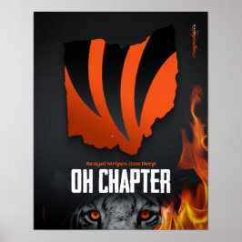 ストライプ走深い |オハイオ支部 ポスター