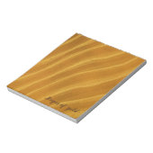 ストライプ金ゴールド ノートパッド (回転)