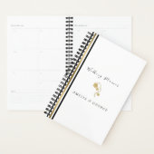 ストライプ金ゴールド プランナー手帳 (ディスプレー)