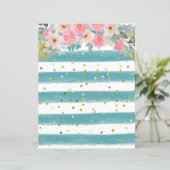 ストライプ金ゴールド/紙吹雪スクラップブック紙 (スタンド正面)