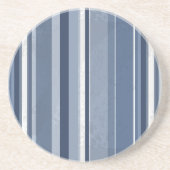 ストライプ青 コースター (正面)