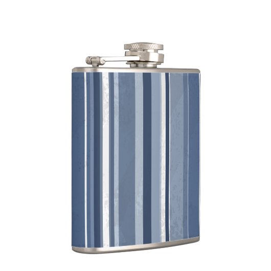 ストライプ青 フラスク (右)
