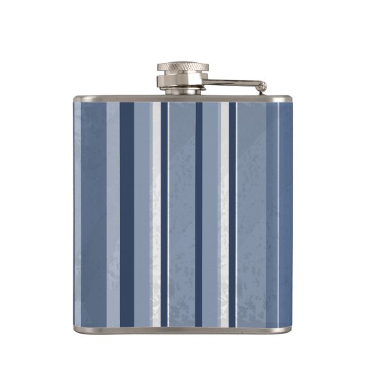 ストライプ青 フラスク (裏面)