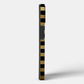 ストライプ音楽ノートパーソナライズされた Case-Mate iPhoneケース (裏面 / 右)