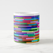 ストライプ20ozマグカップ ジャンボコーヒーマグカップ (正面)