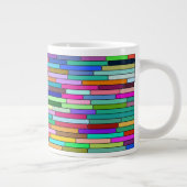 ストライプ20ozマグカップ ジャンボコーヒーマグカップ (右)