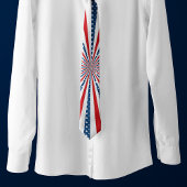 ストライプ アメリカ国旗柄 ネクタイ