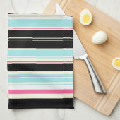 ストライプ キッチンタオル (四つ折り)