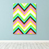 ストライプ キャンバスプリント (インサイチュ (ウッドフロア))