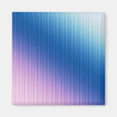 ストライプ, グラデーションピンクのグラデーション マグネット (正面)