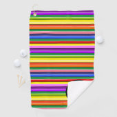 ストライプ ゴルフアクセサリー カラフル オーダーメイド ゴルフタオル (インサイチュ)