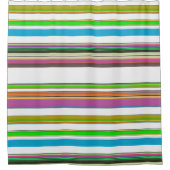 ストライプ シャワーカーテン (正面)