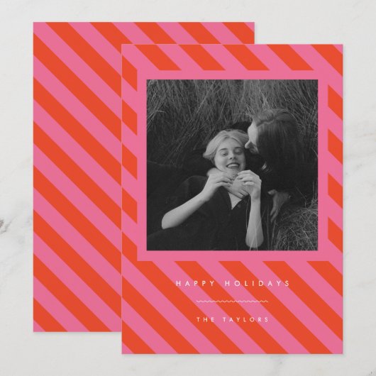 ストライプ シーズンカード (正面/裏面)