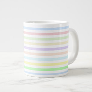 ストライプ ジャンボコーヒーマグカップ