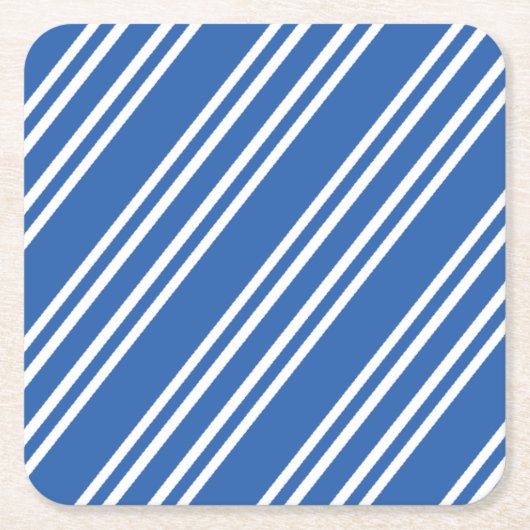 ストライプ スクエアペーパーコースター (正面)