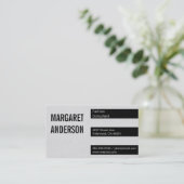 ストライプ | テクスチャI 名刺 (スタンド正面)