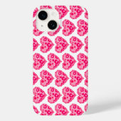 ストライプ ドット ハート Case-Mate iPhoneケース (裏面)