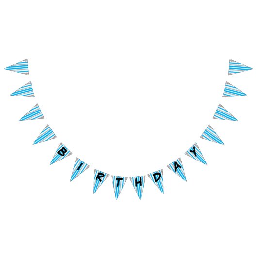 ストライプ バンティングフラッグ (全)