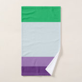 ストライプ:パレクールット バスタオルセット (ハンドタオル)